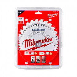 Циркулярен диск за дървесина Milwaukee 4932479574 190x30x1.6×24 ATB, 2 броя