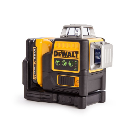 Лазерен нивелир линеен DEWALT DCE089D1G, 360° 3 зелени лъча