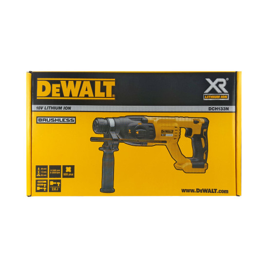 Акумулаторен перфоратор DeWALT DCH133N SDS – Plus , 18V, 2.6J