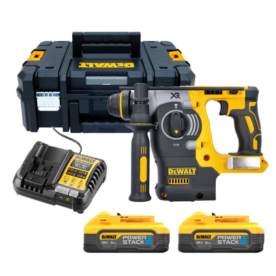 Акумулаторен перфоратор DeWALT DCH273H2T SDS – Plus , 18V, 2.1 J