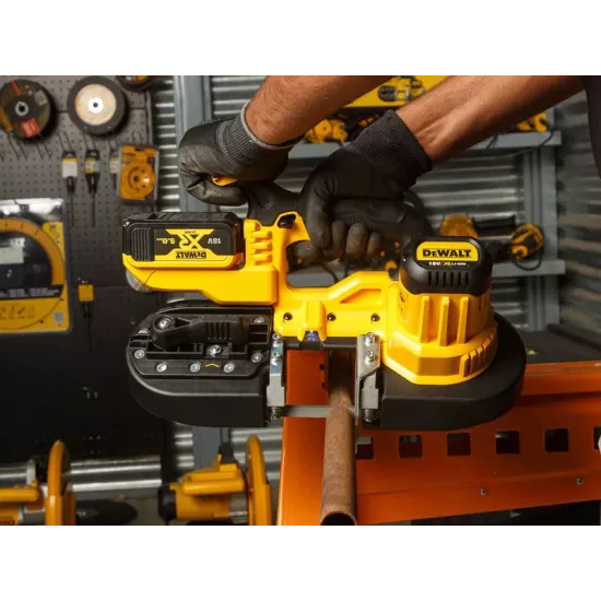 Акумулаторен лентов трион DeWALT DCS371N, 18 V