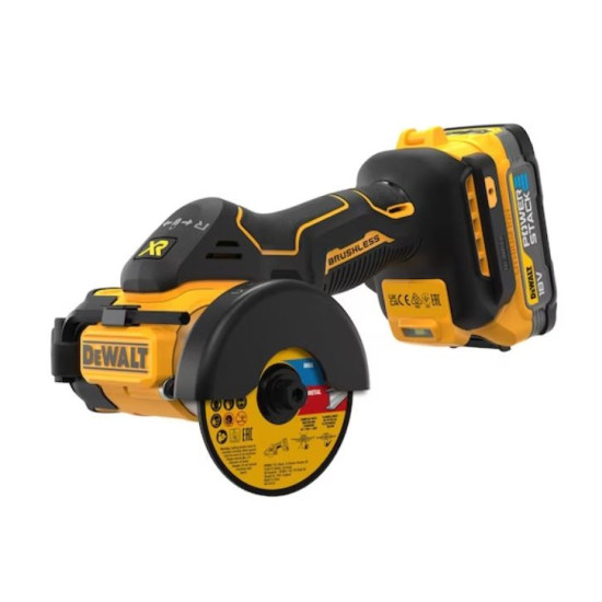 Ъглошлайф акумулаторен DEWALT DCS438E2T