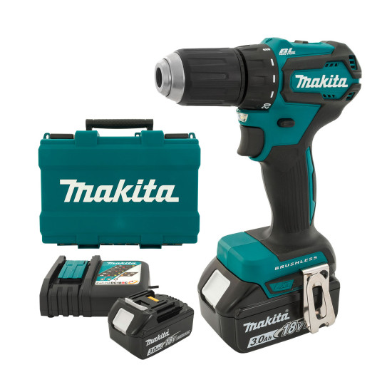 Винтоверт акумулаторен Makita DDF483RFE , 18 V, 40 Nm