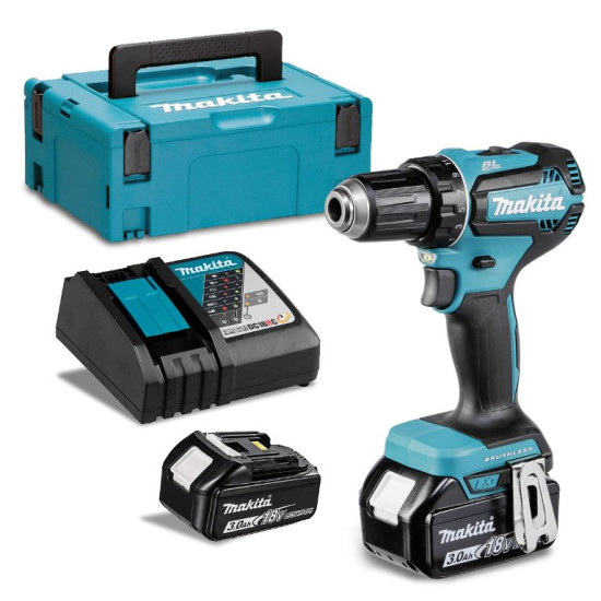 Винтоверт акумулаторен Makita DDF485RFE , 18 V, 50 Nm