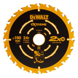 Диск с твърдосплавни пластини DeWALT DT10304, 190/1.65/30 Z=24