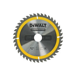 Циркулярен диск за дърво DeWalt DT1945, 190/1.7/30