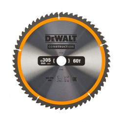 Циркулярен диск за дърво DeWALT DT1960, 305/3.0/30 Z=60