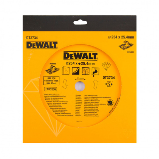 Диамантен диск DeWALT DT3734