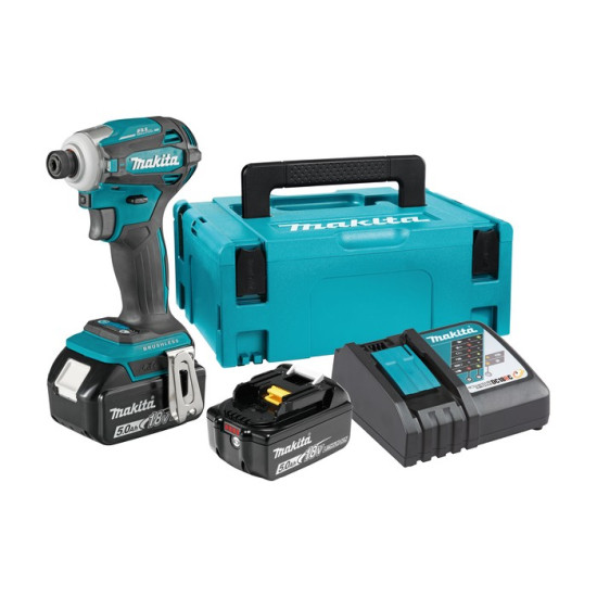 Винтоверт ударен акумулаторен Makita DTD172RTJ , 18 V, 180 Nm