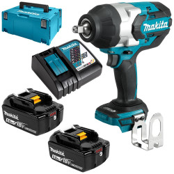 Акумулаторен гайковерт ударен Makita DTW1002RTJ , 18 V, 1000 Nm