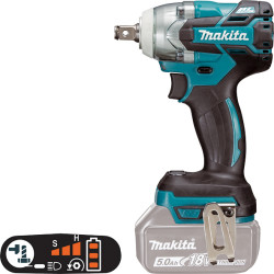 Акумулаторен гайковерт ударен Makita DTW285Z , 18 V, 280 Nm