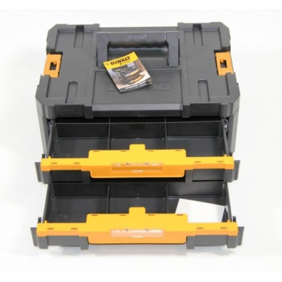 Куфар за инструменти с 2 чекмеджета DEWALT DWST1-70706, TSTAK IV, 440х314х176 мм