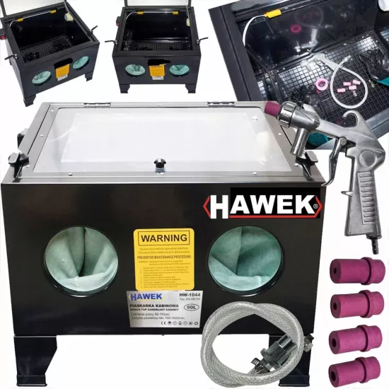 Пясъкоструйна кабина 90 л HAWEK HW-1044