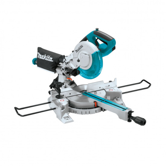 Комбиниран настолен циркуляр с герунг и изтегляне Makita LS0815FLN, 1400 W, Ø 216 mm.