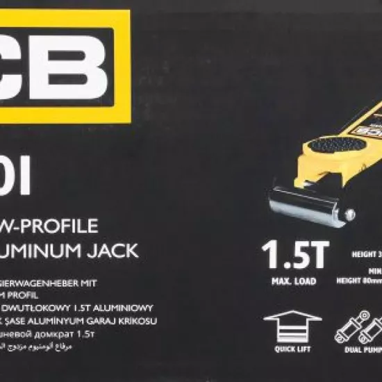 КРИК 1.5 тона КРОКОДИЛ, 85-355 мм JCB TH31501 алуминиев