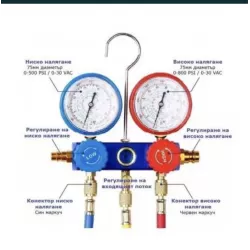 КОМПЛЕКТ МАНОМЕТРИ ЗА ТЕСТ НА КЛИМАТИЧНИ СИСТЕМИ STAHLMAYER