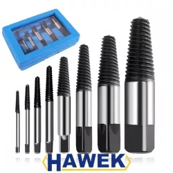 Екстрактори 8 части за болтове и скъсани ВиК части HAWEK, HW-1023
